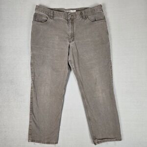 Carhartt Carpenter Pants Mens 40x30 Brown Heavy Canvas Workwear 102517-909